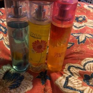 Bath & Body Works Body perfume Set - Blue, Yellow, Orange